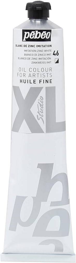 ზეთის საღებავი 200მლ (ტიტანის თეთრი) XL FINE OIL 200ML TITANIUM WHITE