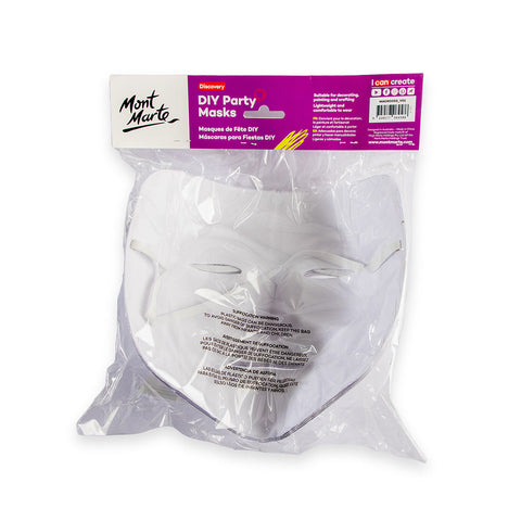 წვეულების ნიღბები (მოსახატი) MM DIY Party Masks 4pc Design 8