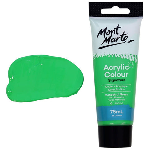 MM Studio Acrylic Paint 75ml - Monastral Green