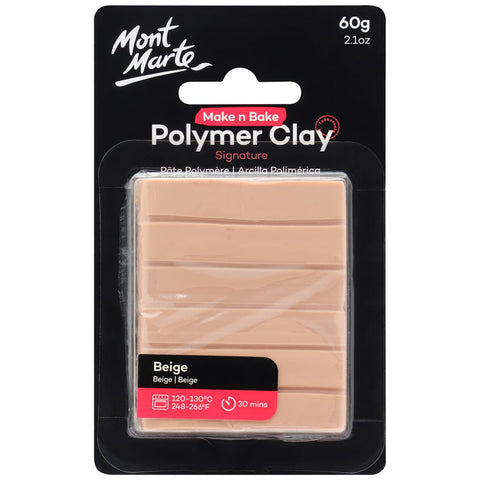 MM Make n Bake Polymer Clay 60g - Beige