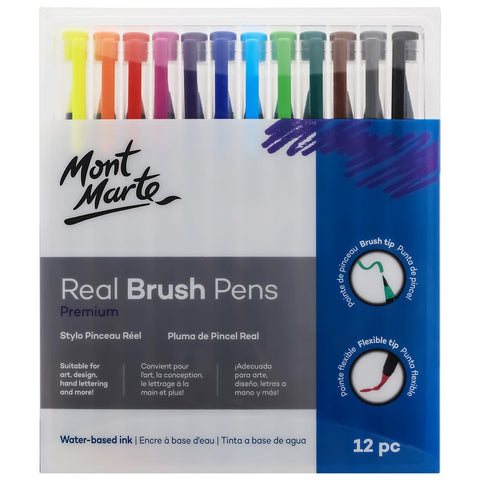 MM Real Brush Pens 12pc
