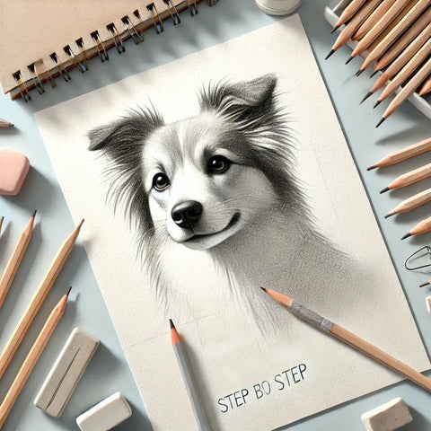 როგორ დავხატოთ ძაღლი მარტივად? ნაბიჯ-ნაბიჯ ხატვის გაკვეთილი დამწყებთათვის - LUMINO