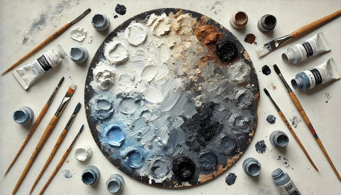 როგორ მივიღოთ ცისფერი ფერი? 🩵 ფერების შერევის ტექნიკები მხატვრებისთვის - LUMINO