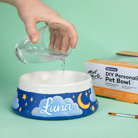 შინაური ცხოველის მოსახატი ჯამი - DIY Personalised Pet Bowl Signature 9pc