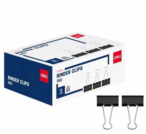 Binder Clips – 41mm, 12pc