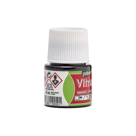 ვიტრაჟის საღებავი 45მლ - Pebeo Vitrail 45ml Red (გამჭვირვალე მინის საღებავი)
