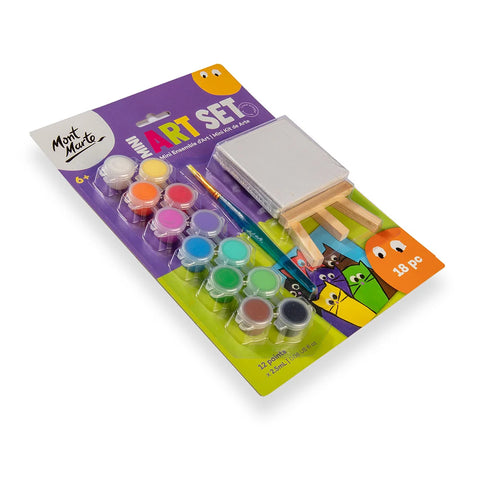 მინი მხატვრული ნაკრები 18 ნივთი - Mini Art Set 18pc