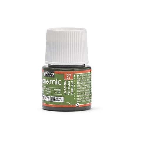 კერამიკის საღებავი ფოთლისმწვანე 45 მლ - CERAMIC 45 ML LEAF GREEN