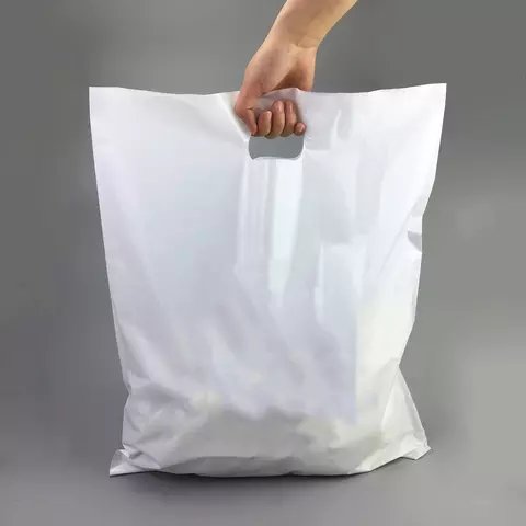 თეთრი პოლიეთილენის პარკი 40x48სმ