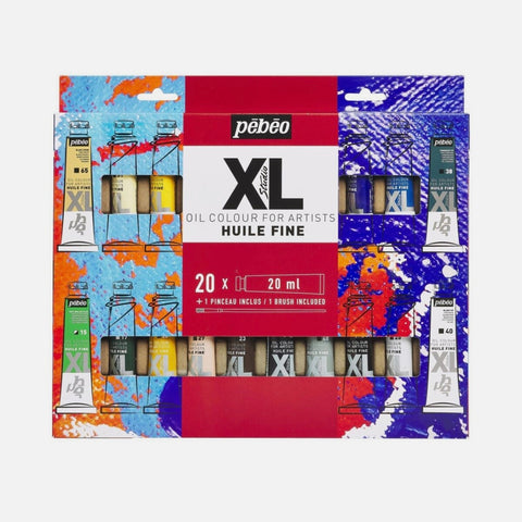 ზეთის საღებავი 20 ფერი ნაკრები XL F.OIL PACK 20T20ML+BRUSH