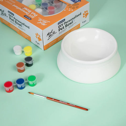 შინაური ცხოველის მოსახატი ჯამი - DIY Personalised Pet Bowl Signature 9pc