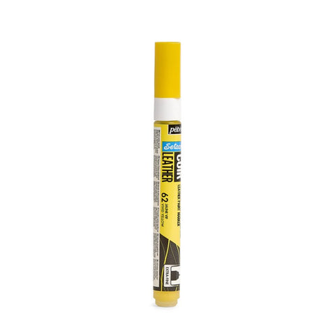 Маркер для рисования кожи SETA LEATHER MARK VIVID YELLOW