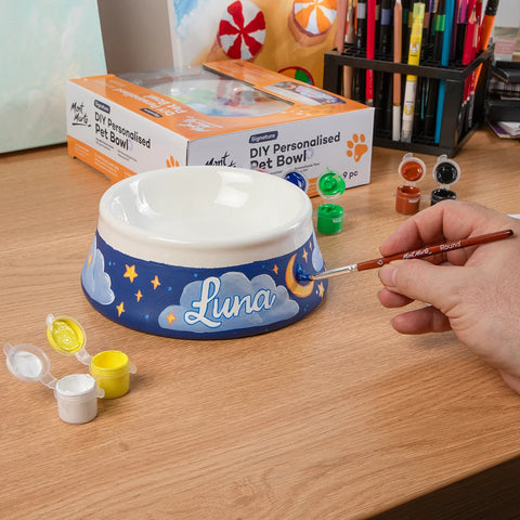 შინაური ცხოველის მოსახატი ჯამი - DIY Personalised Pet Bowl Signature 9pc