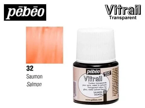 ვიტრაჟის საღებავი Pebeo - SALMON  VITRAIL  45ML