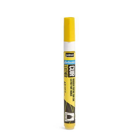 Маркер для рисования кожи SETA LEATHER MARK VIVID YELLOW