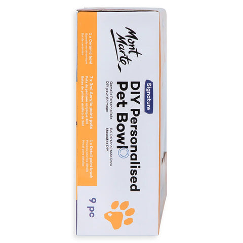 შინაური ცხოველის მოსახატი ჯამი - DIY Personalised Pet Bowl Signature 9pc
