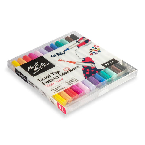 MM Fabric Markers 12pc