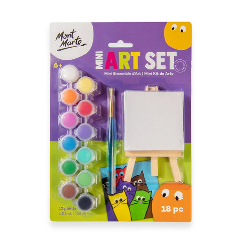 მინი მხატვრული ნაკრები 18 ნივთი - Mini Art Set 18pc
