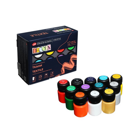 აკრილის ნაკრები ქსოვილის "Decola" 12*20 მლ. (4141216)