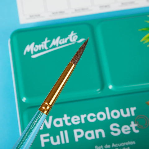 აკვარელის საღებავები ნაკრებში MM Watercolour Full Pan Set 36pc in Tin