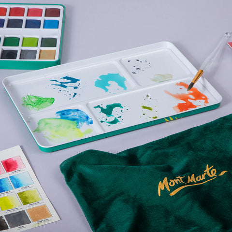 აკვარელის საღებავები ნაკრებში MM Watercolour Full Pan Set 36pc in Tin