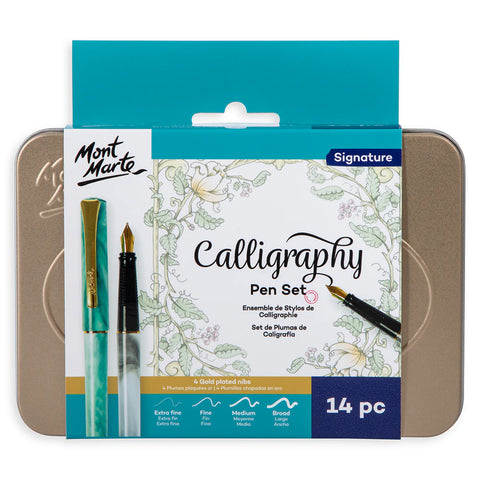 კალიგრაფიის კალმების ნაკრები MM Calligraphy Pen Set 14pc