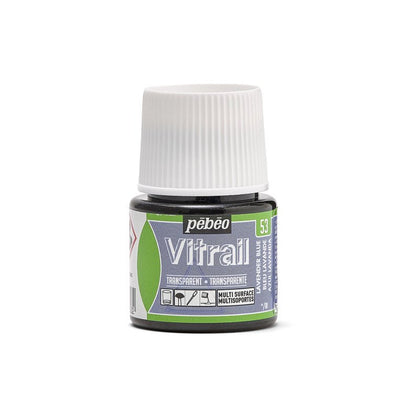 Краска для витражей, лавандово-синяя, 45 мл - VITRAIL 45 ML BLEU LAVANDE