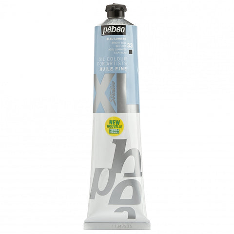 ზეთის საღებავი კაშკაშა ლურჯი 200 მლ - XL FINE OIL 200 ML BRIGHT BLUE