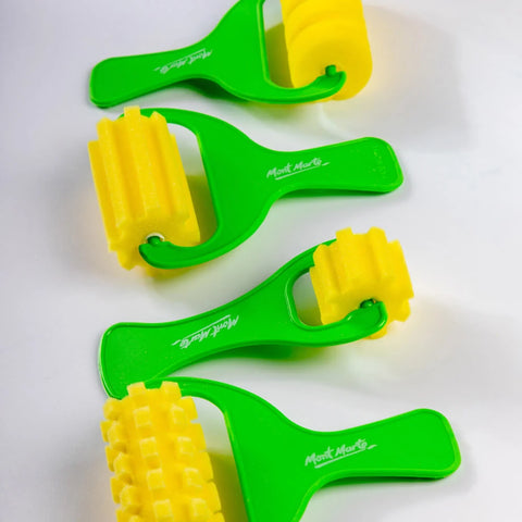 ტექსტურული ლილვაკების ნაკრები 4 ცალი - Pattern Foam Rollers 4pc