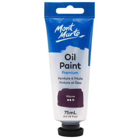 ზეთის საღებავი მოლურჯო-იასამნისფერი 75 მლ - Oil Paint Premium 75ml Tube - Mauve