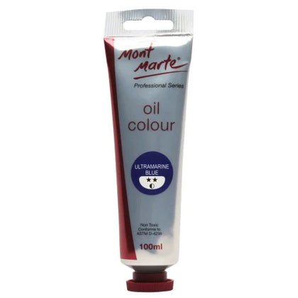 Oil paint 100ml MontMarte Oil Paint 100mls - Ultramarine Blue