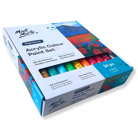 Acrylic paints 36 colors set MM Acrylic Paint Set 36pc x 36ml 
