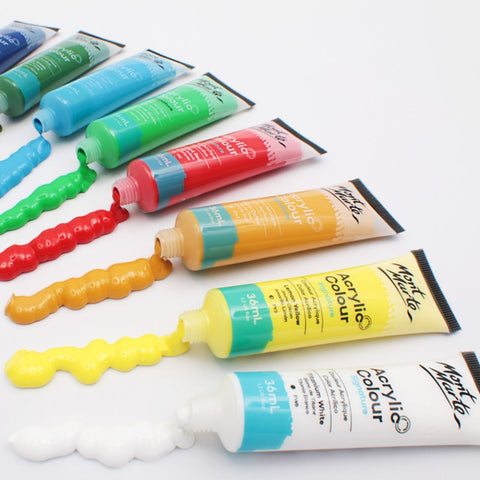 Acrylic paints 36 colors set MM Acrylic Paint Set 36pc x 36ml 