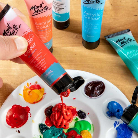 Acrylic paints 36 colors set MM Acrylic Paint Set 36pc x 36ml 