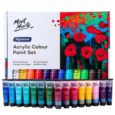 Acrylic paints 48 colors set MM Acrylic Paint Set 48pc x 36ml