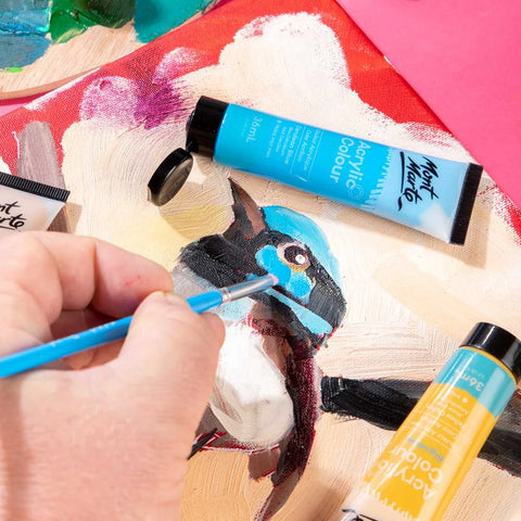 Акриловые краски набор 18 цветов MM Acrylic Paint Set 18шт x 36мл