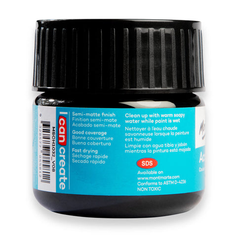 MM Acrylic Color Paint 100ml - Lamp Black