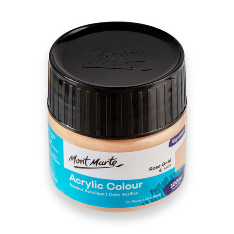 MM Acrylic Colour Paint 100ml - Rose Gold