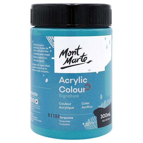 MM Studio Acrylic Paint 300ml - Turquoise