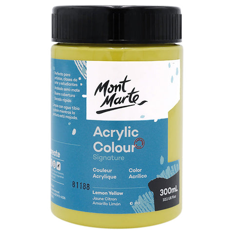 MM Studio Acrylic Paint 300ml - Lemon Yellow