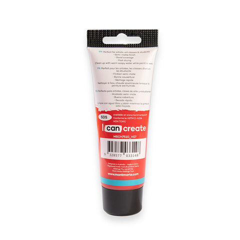 აკრილის საღებავი MM Studio Acrylic Paint 75ml - Brilliant Red