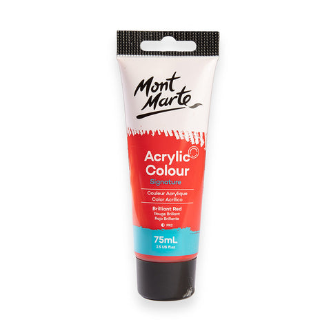 აკრილის საღებავი MM Studio Acrylic Paint 75ml - Brilliant Red