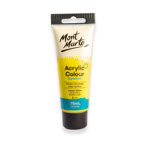 აკრილის საღებავი ლიმნის ყვითელი MM Studio Acrylic Paint 75ml - Lemon Yellow