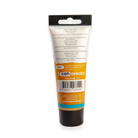 Acrylic paint Yellow Ochre MM Studio Acrylic Paint 75ml - Yellow Ochre