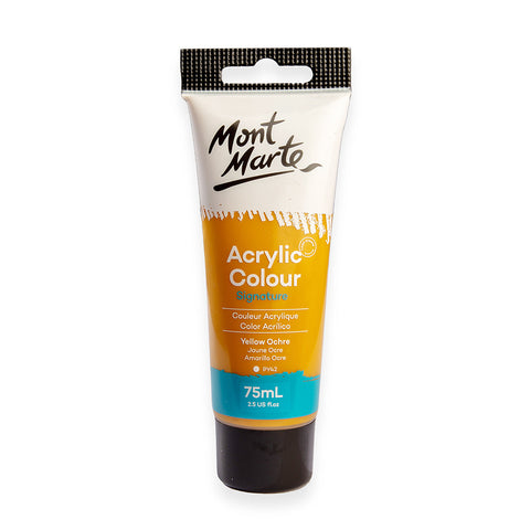 Acrylic paint Yellow Ochre MM Studio Acrylic Paint 75ml - Yellow Ochre