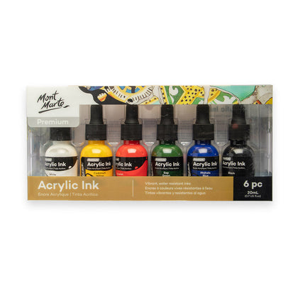 Acrylic Ink MM Acrylic Ink 6pc x 20ml