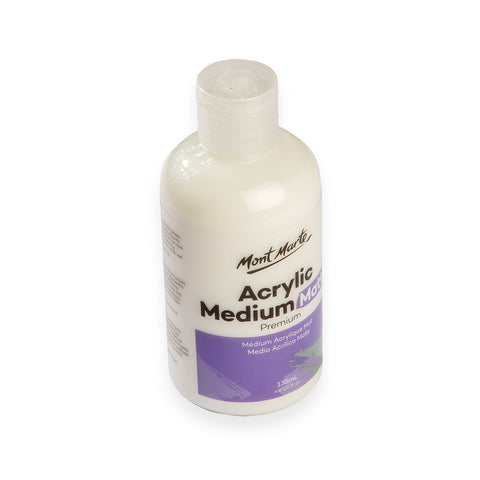 აკრილის ლაკი მატი (მქრქალი) Acrylic Medium - Matte 135mls