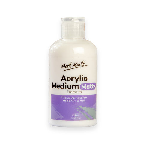 აკრილის ლაკი მატი (მქრქალი) Acrylic Medium - Matte 135mls