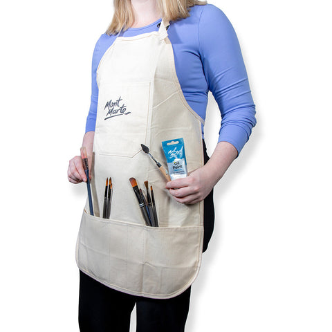 Artist Apron MM Artists Apron Heavy Duty Calico