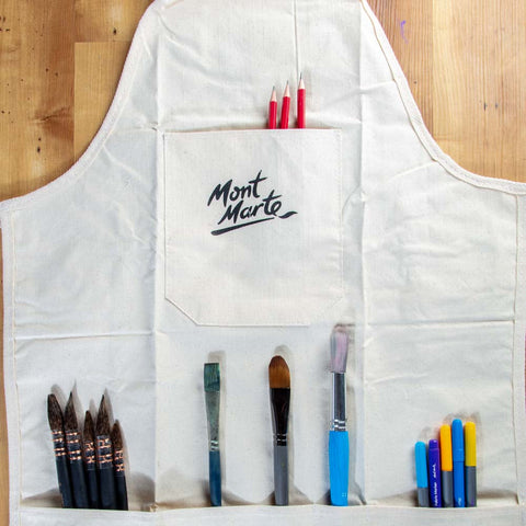 Artist Apron MM Artists Apron Heavy Duty Calico